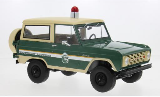 Modelauto Ford Bronco Wagon 1967 Smokey Bear Forest Ranger 1/18 Greenlight