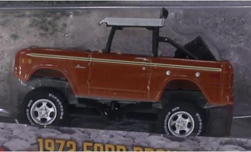 Modelauto Ford Bronco Baja koper/mat-zwart 1972 1/64 Greenlight
