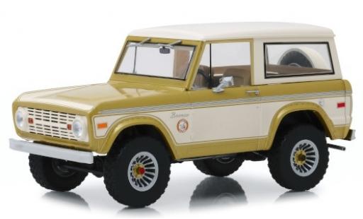 Modelauto Ford Bronco Wagon Colorado Gold Rush gold/beige 1976 1/18 Greenlight