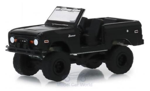 Modelauto Ford Bronco Wagon zwart 1969 1/64 Greenlight