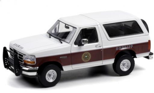 Modelauto Ford Bronco XLT Absaroka County Sheriff 1994 1/18 Greenlight