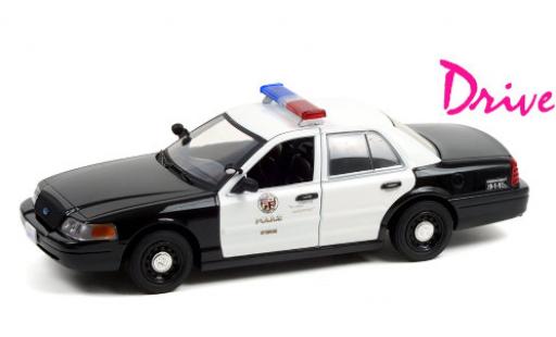 Modelauto Ford Crown Police Interceptor Victoria Los Angeles Politie Department 2001 Politie 1/24 Greenlight