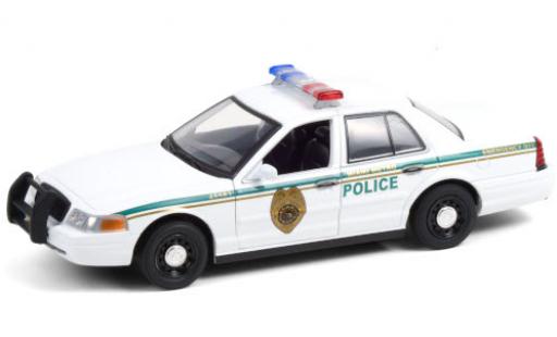 Modelauto Ford Crown Police Interceptor Victoria Miami Metro Politie 2001 Dexter 1/24 Greenlight