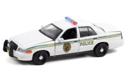 Modelauto Ford Crown Police Interceptor Victoria Miami Metro Politie - Dexter 2001 1/43 Greenlight