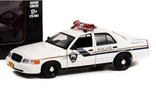 Modelauto Ford Crown Police Interceptor Victoria Pembroke Pines Politie - Dexter 2001 1/43 Greenlight