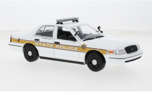 Modelauto Ford Crown Police Interceptor Victoria Politie 2009 Illinois State Politie 1/24 Greenlight
