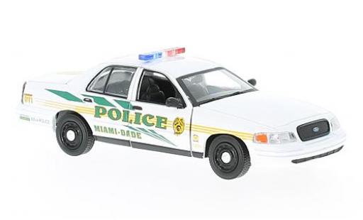 Modelauto Ford Crown Police Interceptor Victoria Politie CSI: Miami 2003 1/43 Greenlight