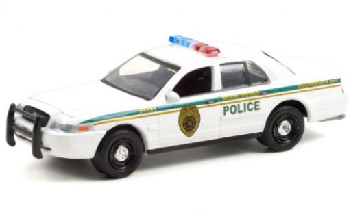 Modelauto Ford Crown Police Interceptor Victoria Politie Miami Metro Politie Department 2001 Dexter (2006-13 TV Series) 1/64 Greenlight