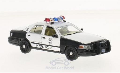 Modelauto Ford Crown Police Interceptor Victoria Politie zwart/wit The Hangover 2009 2000 1/43 Greenlight