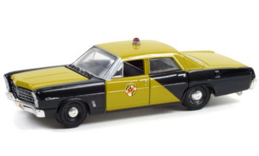 Modelauto Ford Custom Police Maryland State Politie 1967 Maryland State Politie 100th Anniversaire 1/64 Greenlight