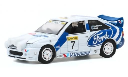 Modelauto Ford Escort WRC MkV RHD No.7 Rally Monte Carlo 1996 J.Kankkunen/J.Repo 1/64 Greenlight