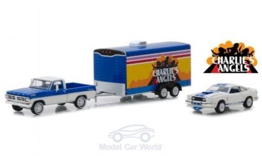 Modelauto Ford F-100 Pickup 00 Charlies Angels 1976 mi Anh&Atilde;&curren;nger en Mustang II Cobra II 1/64 Greenlight