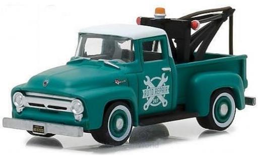 Modelauto Ford F-100 Tow Truck 00 groen/wit 1956 Abschleppwagen 1/64 Greenlight