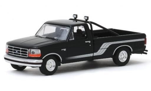 Modelauto Ford F-150 Pickup 50 zwart/grijs 1992 1/64 Greenlight