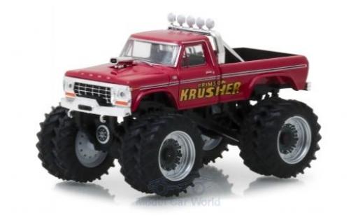 Modelauto Ford F-250 Monster Truck rood Krimson Krusher 1973 1/64 Greenlight