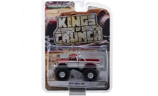Modelauto Ford F-250 Pickup rood/wit 1979 1/64 Greenlight