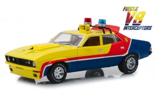 Modelauto Ford Falcon Interceptor XB 4-Door Sedan RHD Mad Max - First of the V8 Interceptors 1974 MFP 508 1/18 Greenlight
