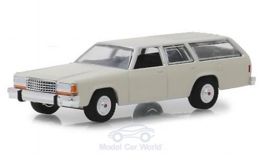 Modelauto Ford LTD Crown Victoria Wagon beige 1984 1/64 Greenlight
