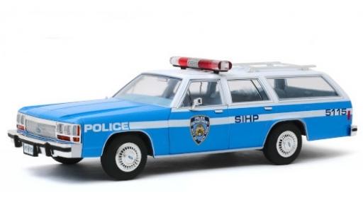 Modelauto Ford LTD Crown Victoria Wagon NYPD - New York City Politie Department 1988 Artisan Collection 1/18 Greenlight