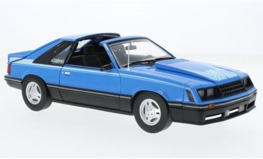 Modelauto Ford Mustang Cobra T-Top blauw 1981 1/18 Greenlight