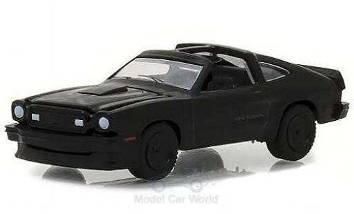 Modelauto Ford Mustang King Cobra II mat-zwart 1978 1/64 Greenlight