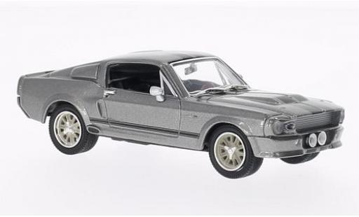 Modelauto Ford Mustang Shelby GT500 Eleanor metallic grijs/zwart 1967 Gone in 60 Seconds 1/43 Greenlight