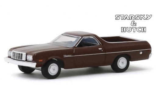 Modelauto Ford Ranchero Berline bruin Starsky & Hutch 1974 1/64 Greenlight
