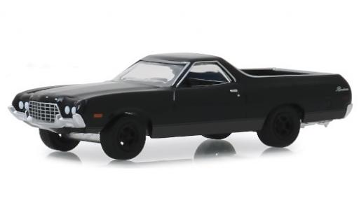 Modelauto Ford Ranchero Berline zwart 1972 1/64 Greenlight