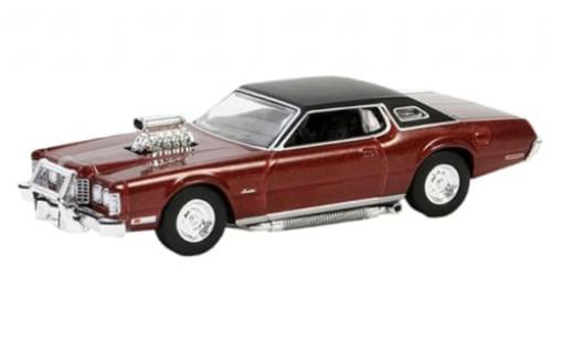 Modelauto Ford Thunderbird Big Bird metallic rood/mat-zwart The Crow 1973 1/64 Greenlight