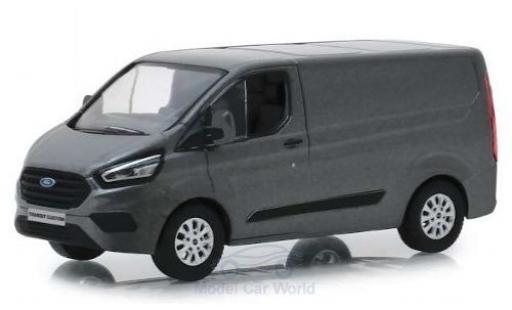 Modelauto Ford Transit Custom (V362) MCA metallic grijs 2018 1/43 Greenlight