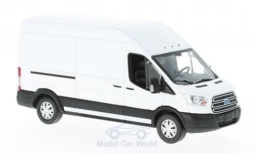 Modelauto Ford Transit Kastenwagen High Roof wit 2017 1/43 Greenlight