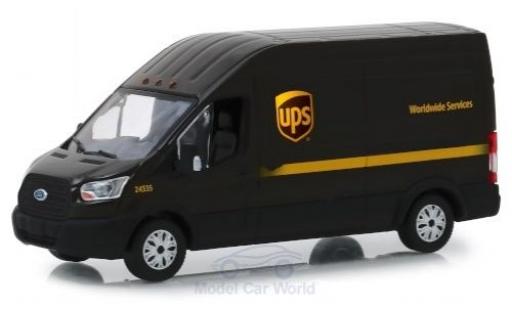 Modelauto Ford Transit Kastenwagen Hochdak UPS 2018 1/43 Greenlight