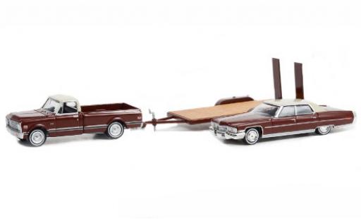 Modelauto Cadillac Sedan Sedan DeVille Rocky 1973 1/64 Greenlight