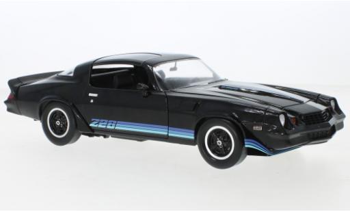 Modelauto Chevrolet Camaro Z28 zwart 1981 1/18 Greenlight
