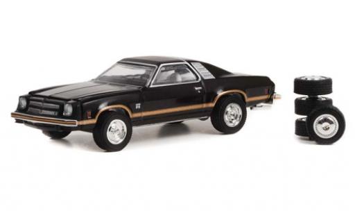 Modelauto Chevrolet Chevelle Coupe Laguna zwart 1976 1/64 Greenlight