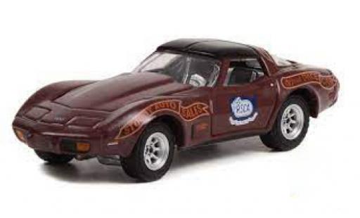 Modelauto Chevrolet Corvette course (C3) Nazareth National Motor Speedway 1982 1/64 Greenlight