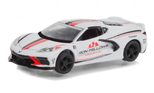 Modelauto Chevrolet Corvette Stingray (C8) Ron Fellows Driving School 2022 1/64 Greenlight