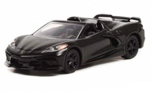 Modelauto Chevrolet Corvette Stingray C8 zwart 2021 1/64 Greenlight