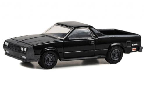 Modelauto Chevrolet El Camino SS Super Sport zwart 1978 1/64 Greenlight