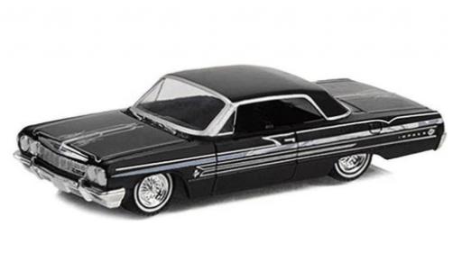 Modelauto Chevrolet Impala lowrider zwart 1964 1/64 Greenlight