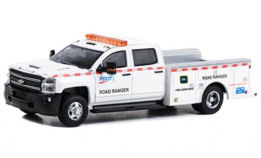 Modelauto Chevrolet Silverado pickup 3500 Dually Service Bed pie 2018 1/64 Greenlight