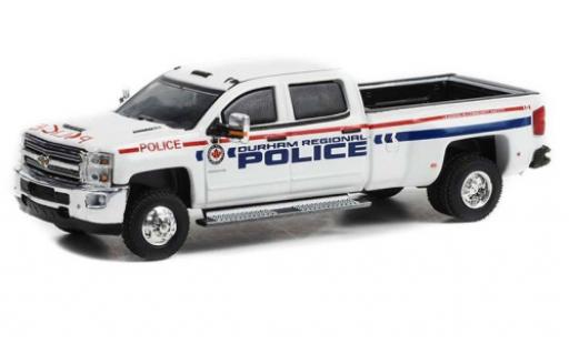 Modelauto Chevrolet Silverado police 3500HD Dually Durham Regional Politie 2018 1/64 Greenlight