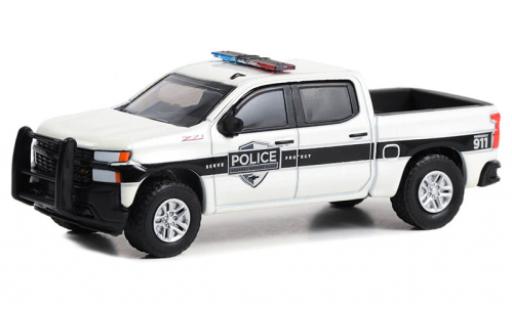 Modelauto Chevrolet Silverado police SSV General Moteurs Fleet Politie 2022 1/64 Greenlight