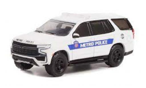 Modelauto Chevrolet Tahoe police Politie Pursuit Vehicle Houston Metro Politie 2021 1/64 Greenlight