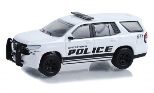 Modelauto Chevrolet Tahoe police Politie Pursuit Vehicle Whitestown Metroplotitan Politie Department 2022 1/64 Greenlight