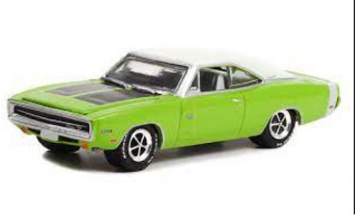 Modelauto Dodge Charger R/T Hemi groen/beige 1970 1/64 Greenlight