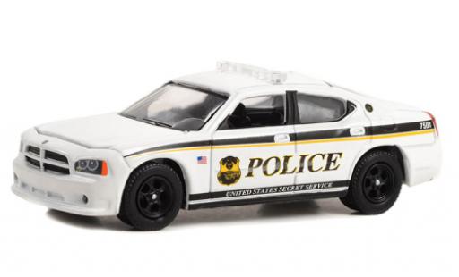 Modelauto Dodge Charger police Pursuit U.S. Secret Service Politie 2010 1/64 Greenlight