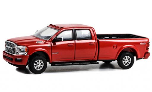 Modelauto Dodge RAM pickup 2500 Laramie 4x4 rood 2022 1/64 Greenlight