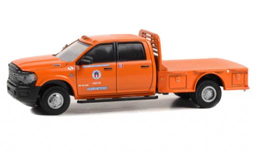 Modelauto Dodge RAM pickup Dodge 500 Dually Flatbed City of Austin Public Works 202 1/64 Greenlight