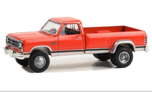 Modelauto Dodge RAM pickup D-350 Dually rood 1989 1/64 Greenlight